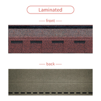 laminierter ozeanroter asphalt-dachschindel