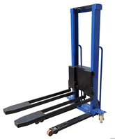 Petit chariot élévateur hydraulique électrique portable, 1 tonne, 1,5 tonne, commerce extérieur, pour la manutention, gerbeurs, chariot élévateur électrique