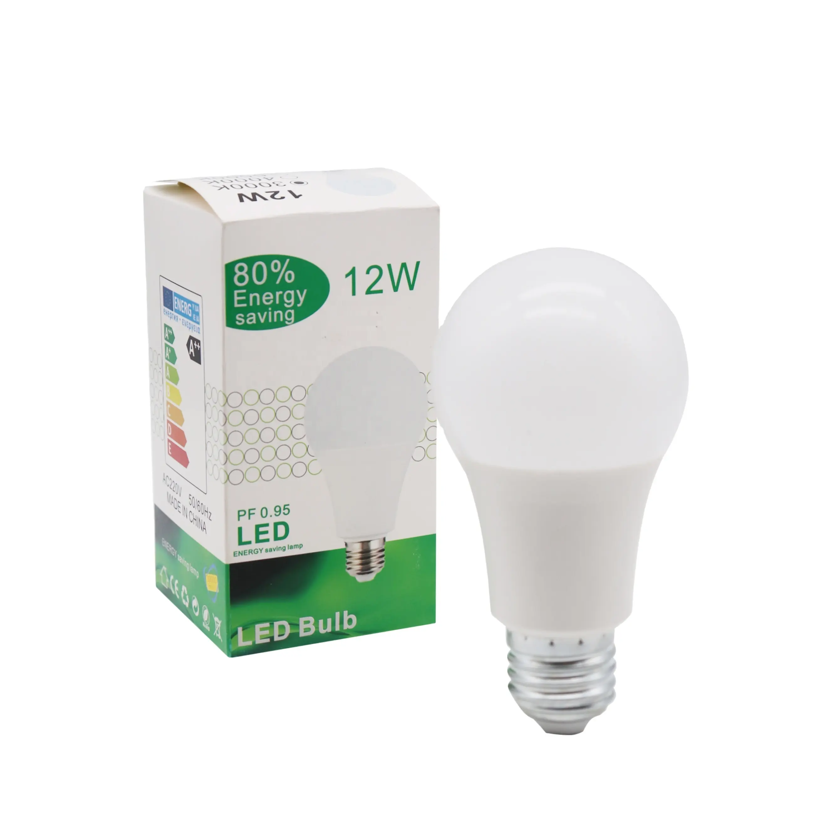 China Manufacturer economic smart 220 led light E27 Base A shape bulb led light bulbs