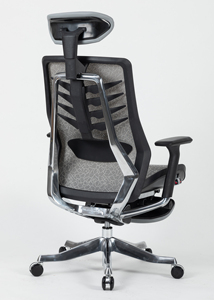 Chaises de bureau ergonomiques VANBOW avec dossier en maille, appui-tête, pivotantes, inclinables, modernes, pour la maison et le bureau - Product Image 2