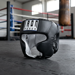 อุปกรณ์ป้องกันมือสำหรับการแข่งขันมวย IRON PUNCH USA โครงแมกนีเซียม หนังเทียมคุณภาพสูง บุหนา 4 ชั้น ระบบล็อคแบบคู่ - Product Image 2