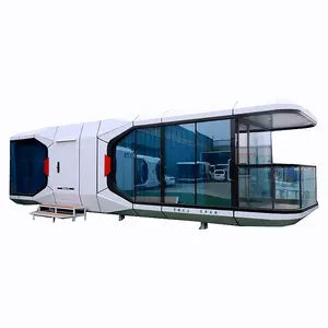 Extendable Capsule House Space Prefabricated Capsule Container House Commercial Space