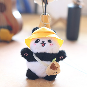 ODM Personnalisable <span class=keywords><strong>Chinois</strong></span> National pour Trésor <span class=keywords><strong>Panda</strong></span> Doux En Peluche Jouet Logo Brodé Coton PP Rempli Cadeau Parfait pour Sac OPP - Product Image 3