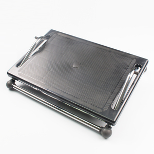 Reposapiés de Plástico y Acero Ajustable, Reposapiés Ergonómico para Debajo del Escritorio - Product Image 1