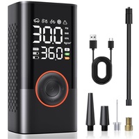 DC 12V 150 PSI Portable LCD Display Automatic Handheld Tire Inflator for Car Motorcycle E-bike