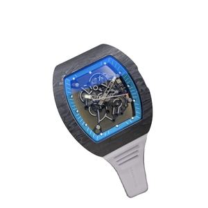 Montre mécanique de luxe 2026 pour homme, boîtier en fibre de carbone, cadran multifonction - Product Image 2