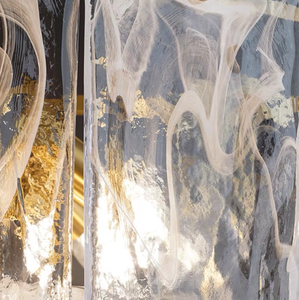 Lámparas de techo decorativas con pantalla de cristal redonda de lujo de la mejor calidad para hotel de casa interior - Product Image 5