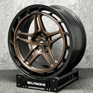 Jantes Bku personnalisées forgées 5x130 pour <span class=keywords><strong>Porsche</strong></span> 911 992 991 997 GT2 GT3 RS <span class=keywords><strong>Taycan</strong></span> 718 GT4 19 20 21 pouces, jantes en alliage bronze concaves - Product Image 4