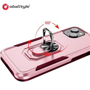 EU ส่งโดยตรงสำหรับ iPhone 14 PRO MAX เคสที่ทนทานพร้อมแม่เหล็กติดรถยนต์ขาตั้ง360แบบหมุนได้