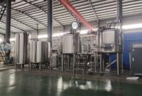 Mini-usine de brassage électrique en acier inoxydable de 500 L avec pompe à pression et PLC pour la production d'alcool