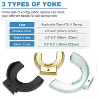 Kit de compresseur universel Macpherson Strut Spring Interchangeable Fourche Outil Réparation Auto Tool Set KIT Box