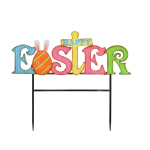 Metal <strong>Easter</strong> Bunny and Egg Lobby &amp; Garden Ornaments Handmade Party Decorations Ming Rich Brand Free Sample Available - Product Image 4