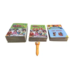 Libro interactivo para estudiantes de primaria, Audio de serie Big Jump, punto de lectura inteligente, bolígrafo parlante para aprender inglés