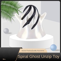 Ornement fantôme d'Halloween imprimé en 3D transfrontalier, à pousser et à faire tourner, gadget anti-stress rotatif, jouet créatif de décompression