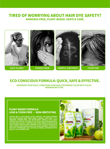 HanFei Crema Colorante per Capelli Nera alle Erbe <span class=keywords><strong>Senza</strong></span> <span class=keywords><strong>Ammoniaca</strong></span>, Non Tossica, Non Irritante, Semi-Permanente - Product Image 6