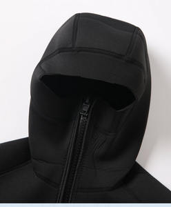 سترة غوص بغطاء رأس 3 ملابس سباحة من النيوبرين للرجال والنساء بدلة غطس أعلى سترة مع قبعة السباحة الانجراف صدرية ركوب الأمواج - Product Image 3