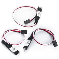 Câble de commande électronique CH-2 pour interrupteur marche/arrêt de l'éclairage RC, faisceau de câbles pour modèle de camion RC Crawler 1/24, pièces de rechange pour mise à niveau