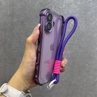 Coques de téléphone portable antichoc 3-en-1 colorées, vente en gros, pour iPhone 17 Air, 16, 15, 14, 13, 12 – Nouveauté 2026