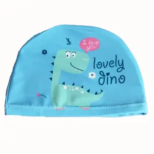 Hot selling Various color polyester swimming cap for Kids