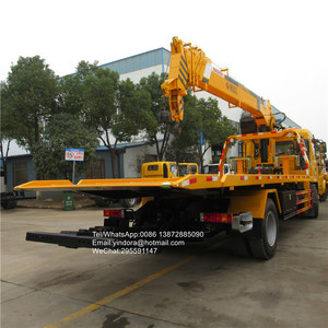 <span class=keywords><strong>Camion</strong></span> de remorquage <span class=keywords><strong>avec</strong></span> <span class=keywords><strong>grue</strong></span>, plateforme hydraulique, treuil de récupération, <span class=keywords><strong>plateau</strong></span> inclinable de 5 tonnes, marque CLW - Product Image 4