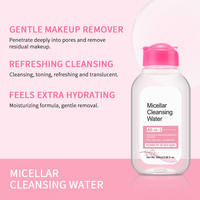 Air Pembersih Micellar All in One Penghilang Riasan Lembut Melembapkan Teknologi Micellar untuk Wajah Mata Bibir Tanpa Bilas 100ml