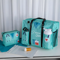 Impression personnalisée de logo Sac fourre-tout à impression médicale populaire Sacs de travail en soins infirmiers médecins écologiques portables