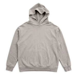 Women's Hooded Sweatshirt Solid Color 100% Cotton Knitted Breathable Casual Autumn Wear Regular Fit Full Sleeve - Product Image 1