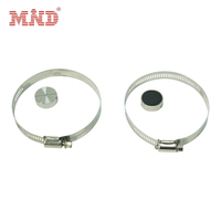 Etiqueta de tubería RFID UHF antimetal ajustable de alta temperatura IP68 de la industria para la gestión en entornos hostiles