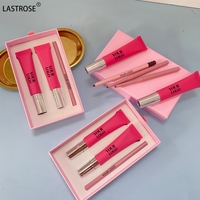 Coffret Cadeau Lèvres Luxe Marque Blanche – Gloss Scintillant & Crayon à Lèvres Rotatif Waterproof – Kit Cosmétique