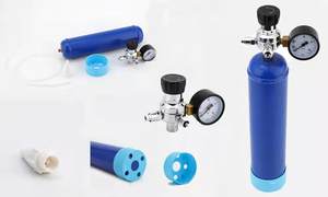 Galawhip 0.95L High Pressure Steel <b>Cylinder</b> for Industrial <b>Gas</b> Use with Multiple Applications - Product Image 5