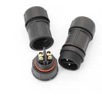 Conector de Cableado M12 M15 M16 IP67 para Iluminación Subterránea LED, Conector de Cable para Instalación en Panel, Macho y Hembra