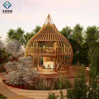 Maison préfabriquée facile à construire, luxueuse, pour le camping en plein air, maison de vacances, hébergement à deux étages, à vendre