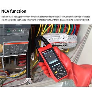 Pince ampèremétrique oscilloscopique UNI-T UT217A UT217B, multimètre numérique de courant alternatif avec fonction NCV et bande passante analogique - Product Image 4