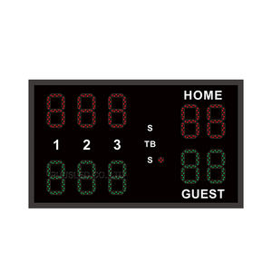 网球运动员得分记录标牌无线遥控发光二极管记录板多轮得分记录板待售 - Product Image 1