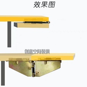 บานพับสแตนเลสแบบติดผนัง ดีไซน์ทันสมัย ทนทาน สำหรับเฟอร์นิเจอร์ประตูพับ - Product Image 3
