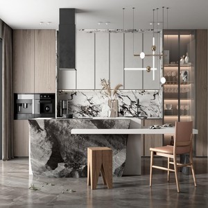 Bancone Bar Personalizzato in Legno <span class=keywords><strong>di</strong></span> Quercia Massello, Ecologico, Durevole, Facile da Pulire, Stile Moderno, Arredamento Interno - Product Image 2
