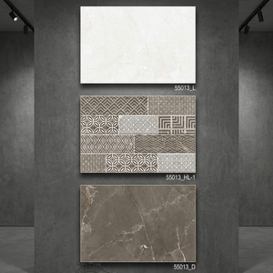 Digital Ceramic Glazed Highlighter Wall Tiles 300x450mm Glossy Dark Light Design for Mall Commercial Interiors - Product Image 4