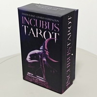 Набор карт Таро Black Core Spiritual Deck с голографическими краями, 330 г/м², роскошная печать без сердечника, бархатистое покрытие, индивидуальный дизайн