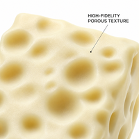Jouet géant transparent en forme de fromage, rempli de vaseline, doux et amusant, sans remontée, pour le plaisir sensoriel, idéal pour les fêtes