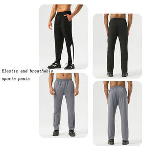 Pantalons de sport pour homme, respirants et élastiques, nouvelle collection OEM O&M, couleur contrastée, cordon de serrage, course à pied, cyclisme, fitness, <span class=keywords><strong>jogging</strong></span> - Product Image 4