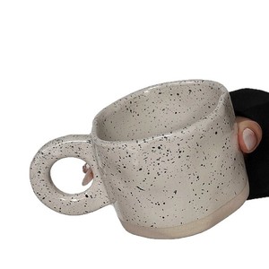 Taza de cerámica pintada al estilo coreano con asa para té, café, agua, taza de regalo, pieza individual. - Product Image 5