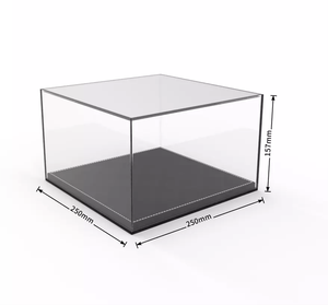 Rõ ràng Acrylic Máy Bay Mô Hình Hiển Thị Trường Hợp - Product Image 4