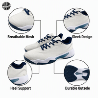 Chaussures de tennis légères haute performance en mesh, printemps/hiver, maintien latéral stable, respirantes, semelle non-marquante, antidérapantes, unisexe