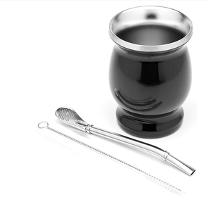 <span class=keywords><strong>Tasse</strong></span> à Yerba <span class=keywords><strong>Maté</strong></span> en Acier Inoxydable à Double Paroi de 230 ml, Vente Chaude en Gros <span class=keywords><strong>pour</strong></span> l'Amérique du Sud et l'Argentine, <span class=keywords><strong>pour</strong></span> le Thé - Product Image 4
