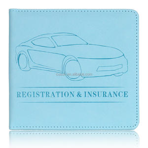 Étui <span class=keywords><strong>de</strong></span> protection pour <span class=keywords><strong>permis</strong></span> <span class=keywords><strong>de</strong></span> <span class=keywords><strong>conduire</strong></span> avec logo personnalisé pour documents d'immatriculation et d'assurance auto - Product Image 2