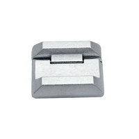 Charnière de boîtier d'ordinateur classique et durable en alliage de zinc FS-5036 Chrome/Noir/Doré