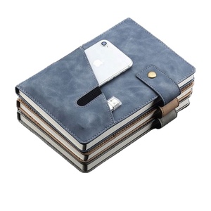 สมุดบันทึกปกหนังแบบมีเส้นบรรทัดสำหรับผู้ชายและผู้หญิง - กระดาษหนาแบบมีเส้นบรรทัด ปกแข็ง ไดอารี่รายวัน - Product Image 2