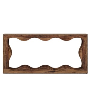 Table <span class=keywords><strong>console</strong></span> en bois massif de style moderne, table <span class=keywords><strong>console</strong></span> décorative pour l'entrée du salon - Product Image 5
