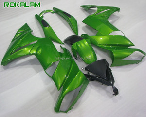 Carenado de carrocería para motocicleta, Kit de carenado de color verde y negro para <span class=keywords><strong>Kawasaki</strong></span> ER-6F, 650, 650R, <span class=keywords><strong>ER6F</strong></span>, 2009, <span class=keywords><strong>2010</strong></span>, 2011, 650, ER 6F - Product Image 1