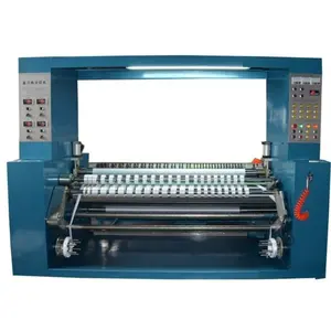 Acetate Taffeta Fabric Slitting and Rewinding Machine with Hot blade and Cold blade